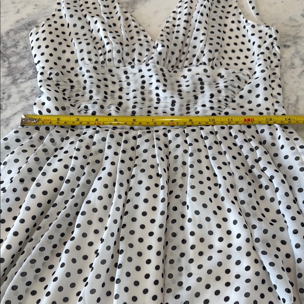 Julia Jordan White Polka Dot Dress - Picture 5 of 6